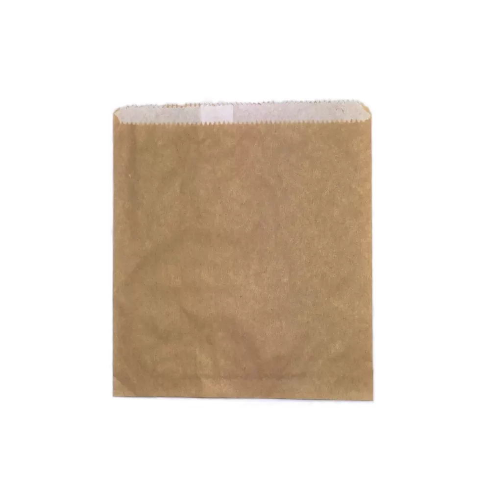 1 Square Brown GPL Bag 500pc/Pk(101116)