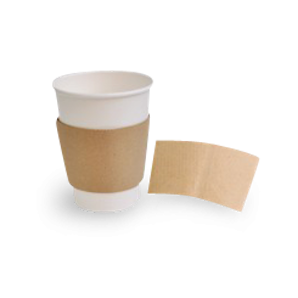 12oz / 16oz Brown Kraft Cup Sleeve