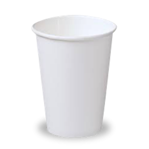 16oz White Single Wall Coffee Cup 1000pcs Cartoon