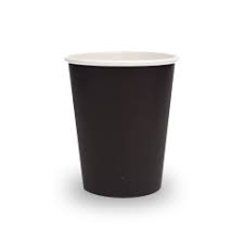 8 oz single wall Black coffee cup
