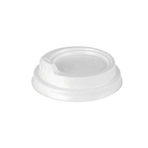 8oz White Sipper Lids For Paper Coffee Cups