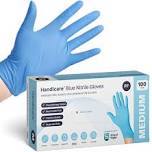 Blue Nitrile Powder Free Single Use Examination Gloves
