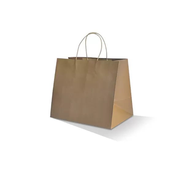 Brown Kraft Bag/Twisted Paper Handle/Takeaway Medium 250pc/Ctn