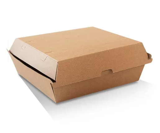 Dinner Box/Brown Corrugated Plain/Brown 150pc/Ctn