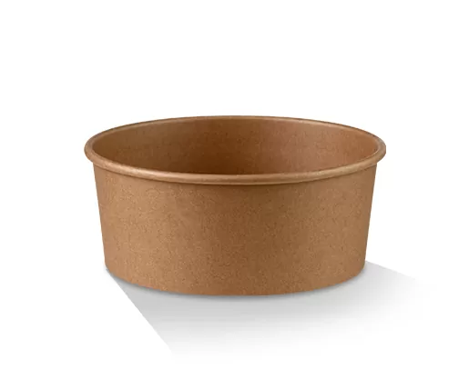 PLA Coated Kraft Salad Bowl 32oz 300pc/Ctn