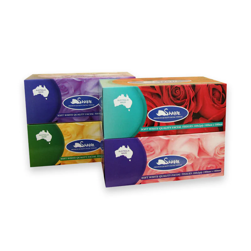 Swan Facial Tissue 2ply 180 Sheets