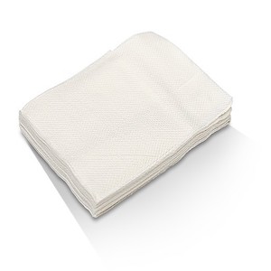 White 2 ply quilted dinner napkin – 1/8 GT fold 1000pc/ctn